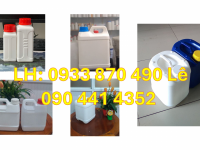 Bình nhựa vuông 500ml dày, can 1 lít đựng cồn, can 2 lít tròn đựng oxy già, can 5 lít đựng vi sinh