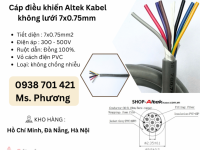 Cáp điều khiển Altek Kabel không lưới 7x0.75mm Đà Nẵng, Hà Nội, Hồ Chí Minh