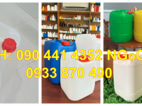 Thùng đựng chất lỏng 10 lít, can nhựa 20 lít đựng hóa chất, can 25 lít vuông, can nhựa 30L nắp thoát