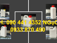 SX can nhựa 5 lít Trà Ôn, can 1 lít đựng hóa chất, can 2 lít đựng chất lỏng có sinh khí