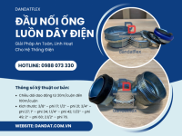 Phụ Kiện Ống Luồn Dây Điện, Đầu Nối Ống Ruột Gà Lõi Thép, Đầu Nối Kín Nước