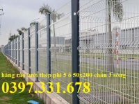 Hàng rào mạ kẽm nhúng nóng phi 5 a50x200mm giao hàng toàn quốc