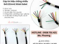 Cáp tín hiệu chống nhiễu 6x0.22mm Altek Kabel Đà Nẵng, Hà Nội, Hồ Chí Minh