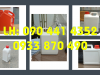 Bình nhựa 1 lít đựng kem dưỡng da, can nhựa 0.5 lít có vòi ấn