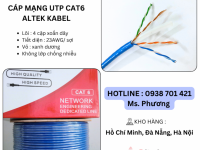 Cáp mạng UTP Cat6 Altek Kabel tại Đà Nẵng, Hà Nội, Hồ Chí Minh