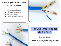 Cáp mạng UTP Cat6 Altek Kabel tại Đà Nẵng, Hà Nội, Hồ Chí Minh