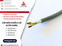 Cáp điều khiển Altek Kabel 3 lõi giá xưởng tại Hà Nội, Đà Nẵng