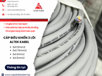 Cáp điều khiển Altek Kabel 3 lõi giá xưởng tại Hà Nội, Đà Nẵng