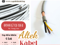 Cáp điều khiển 4x0.5/4x0.75/4x1.0/4x1.5 Altek Kabel chính hãng