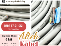 Cáp điều khiển 4x0.5/4x0.75/4x1.0/4x1.5 Altek Kabel chính hãng