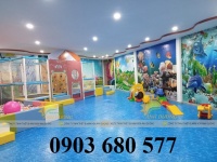 Chuyên lắp đặt khu vui chơi nhà banh trong nhà cho trẻ em