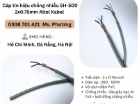Cáp tín hiệu chống nhiễu SH-500 2x0.75mm Altel Kabel Đà Nẵng, Hà Nội, Hồ Chí Minh