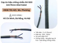 Cáp tín hiệu chống nhiễu SH-500 2x0.75mm Altel Kabel Đà Nẵng, Hà Nội, Hồ Chí Minh