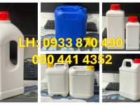 Bình nhựa 5 lít đựng mực in, can 2 lít đựng thuốc thủy sản, can nhựa HDPE 1 lít vòi ấn