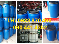 Thùng phuy 120 lít trồng cây, thùng phuy nhựa 220L đựng nước mắm 