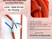  Cáp chống cháy chống nhiễu 2x1.0 Altek Kabel Đà Nẵng, Hà Nội, Hồ Chí Minh