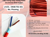  Cáp chống cháy chống nhiễu 2x1.0 Altek Kabel Đà Nẵng, Hà Nội, Hồ Chí Minh