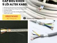Cáp điều khiển 5x0.5/5x0.75/5x1.0/5x1.5 Altek Kabel