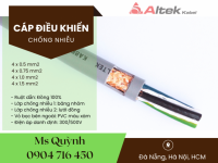 Cáp điều khiển tín hiệu 4x1.0, 4x1.5 Altek Kabel Đà Nẵng, Hà Nội