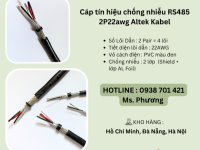 Cáp tín hiệu vặn xoắn RS485 2p22awg Altek Kabel Đà Nẵng, Hà Nội, Hồ Chí Minh