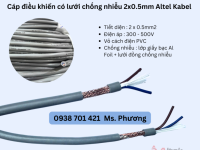 Cáp điều khiển có lưới chống nhiễu 2x0.5mm Altel Kabel Đà Nẵng, Hà Nội, Hồ Chí Minh