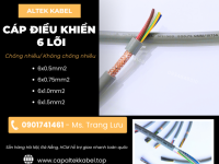 Cáp điều khiển 6x0.5/6x0.75/6x1.0/6x1.5 Altek Kabel