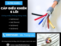 Cáp điều khiển 6x0.5/6x0.75/6x1.0/6x1.5 Altek Kabel