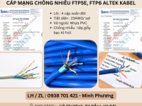 Cáp mạng chống nhiễu FTP5e, FTP6 Altek Kabel Đà Nẵng, Hà Nội, Hồ Chí Minh