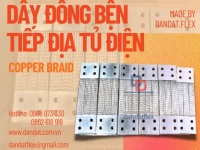 Khớp nối đồng mềm/ Dây đồng mềm/ Dây đồng bện tiếp địa thang máng cáp