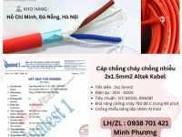 Cáp chống cháy chống nhiễu 2x1.5 Altek Kabel Hà Nội, Đà Nẵng, Hồ Chí Minh
