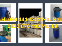 Thùng Phuy Nhựa 100 Lít đựng cát, thùng nhựa 100L đựng xi măng, vật liệu công trình