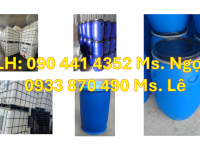 Thùng Phuy Nhựa 100 Lít đựng cát, thùng nhựa 100L đựng xi măng, vật liệu công trình