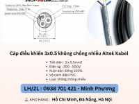 Cáp điều khiển 3 lõi không chống nhiễu Altek Kabel Đà Nẵng, Hà Nội, Hồ Chí Minh