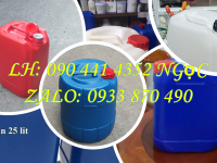 Can Nhựa 30 lít Đựng Bảo Vệ Thực Vật, can tròn 25 lít đựng vi sinh, can 20 lít đựng nhiên liệu