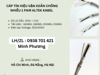 Cáp tín hiệu vặn xoắn chống nhiễu 1 Pair Altek Kabel Đà Nẵng, Hà Nội, Hồ Chí Minh