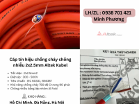 Cáp tín hiệu chống cháy chống nhiễu 2x2.5mm Altek Kabel Đà Nẵng, Hà Nội, Hồ Chí Minh