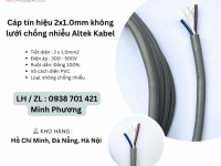 Cáp tín hiệu 2x1.0mm không lưới chống nhiễu Altek Kabel Đà Nẵng, Hà Nội, Bình Định