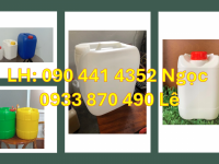 Thùng Nhựa 25 lít Đựng Hóa Chất Lỏng : nước rửa xe, chất tẩy nguyên liệu.