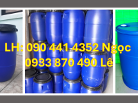 Cung cấp thùng phuy xanh 120L, vỏ thùng phi nhựa 60 lít, thùng chứa chất lỏng hóa học 50L