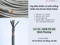Cáp điều khiển có lưới chống nhiễu 4x1.0mm2 Altek Kabel Hà Nội, Đà Nẵng, Huế
