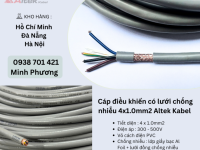 Cáp điều khiển có lưới chống nhiễu 4x1.0mm2 Altek Kabel Hà Nội, Đà Nẵng, Huế