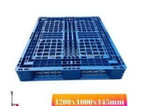PALLET NHỰA 1200 x 1000 x 145 mm TẢI VỪA, MÀU XANH. MUA/BÁN LH: 0964018718