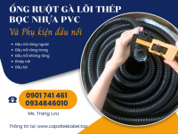 Ống ruột gà lõi thép bọc nhựa, ống sun sắt bọc nhựa