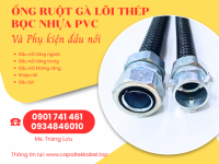 Ống ruột gà lõi thép bọc nhựa, ống sun sắt bọc nhựa