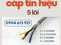 Cáp điện điều khiển tín hiệu 5x0.5/5x0.75/5x1.0/5x1.5 Altek Kabel