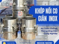 Ống nối co giãn/ Khớp nối co giãn chịu áp cao/ Khớp co giãn dùng cho khí nén