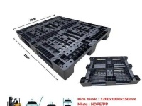 PALLET NHỰA ĐEN, TẢI NHẸ. MUA HÀNG LH: 0964018718