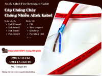 Cáp chống cháy chống nhiễu Altek Kabel 2x0.75/2x1.0/2x1.5/2x2.5 
