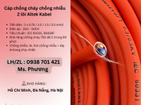 Dây cáp chống cháy chống nhiễu 2 lõi Altek Kabel Đà Nẵng, Bình Dương, Hải Phòng
