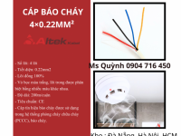 Cáp báo cháy 4x 0.22mm2 Altek Kabel Đà Nẵng, Sài Gòn, Hà Nội